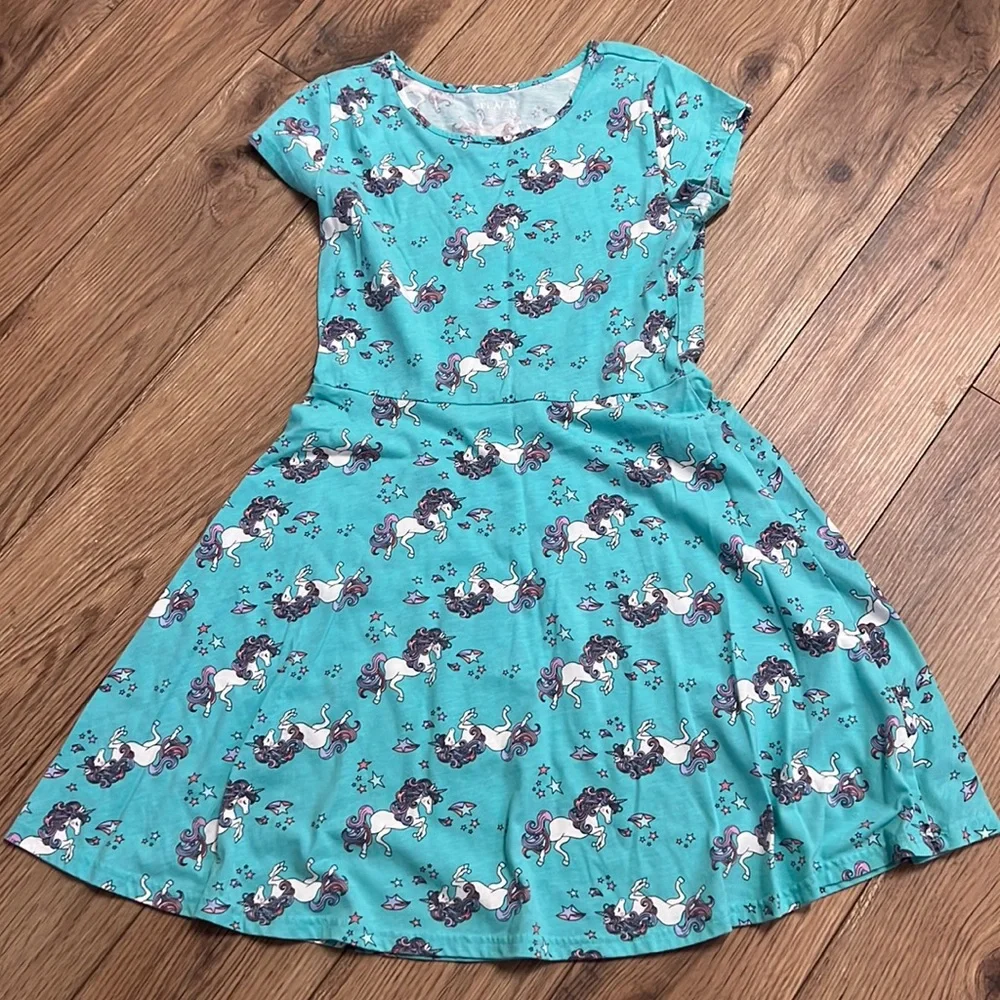 #742 Unicorn Dress XL